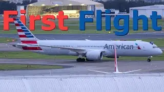 [4K] American Airlines INAUGURAL LONGEST Flight Arrives in Brisbane