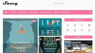 Sancy Blogger Template. | blog-templates.com
