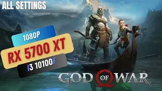 god of war | RX 5700 XT + i3 10100f | All Settings 1080p