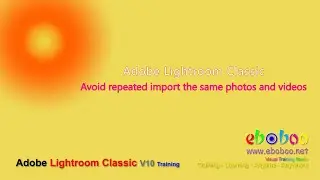 Adobe Lightroom Classic - Avoid repeated import the same photos and videos