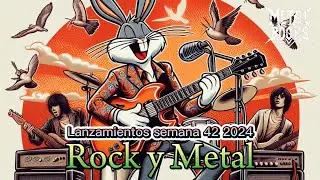 Lanzamientos discográficos de 𝐑𝐨𝐜𝐤 𝐲 𝐌𝐞𝐭𝐚𝐥, semana 42 de 2024 (14 al 20 de octubre). ☠️💿