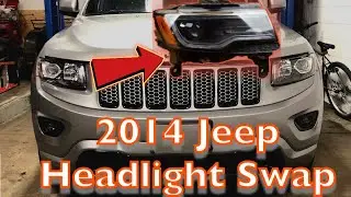 ⚠️ 2014 Jeep Grand Cherokee Headlight Swap