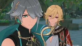 Alhaitham & Kaveh in Japanese | Chromatic Ode of Candies and Roses Event | Extra (Idk what title)