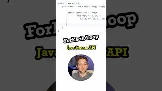 How to code ForEach Loop | Java Streams API 