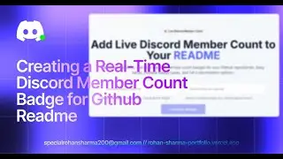 Discord Live Member Count Badge || Discord Live Count Badge