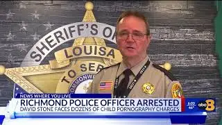 Richmond officer arrested, faces 50 counts of possession of child pornography