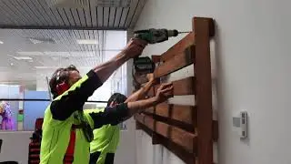 HyperLab- Green Wall Installation