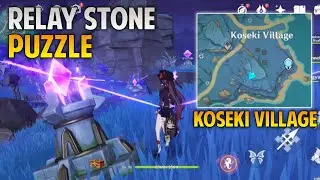 Koseki village inazuma relay stone puzzle genshin impact