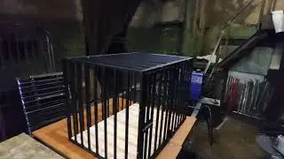 разборная мощная антивандальная клетка 100*70*70