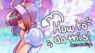 HOW I COLOR DIGITAL ART (tutorial)