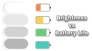 How brightness level affects the iPad battery life!