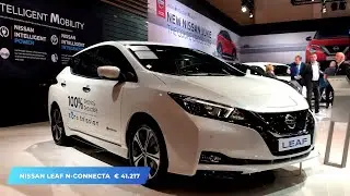 Nissan LEAF N-Connecta exterior, interior,