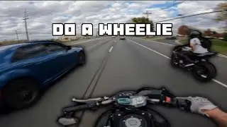 EVERYONE RECORDING ME!!! (R1 AND MT07 INSANE WHEELIES)