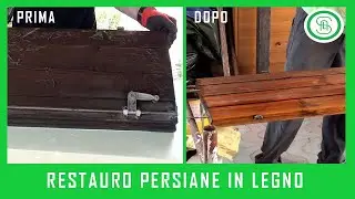 RESTAURO PERSIANE IN LEGNO