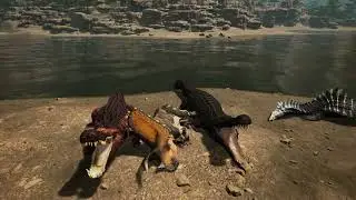 Path of Titans - Chillen mit den Krokos #dinosaurier #pathoftitans #gaming #pvp #dinosaur #gameplay