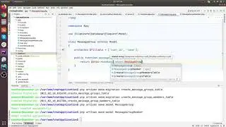 Chat App Tutorial with Laravel 7 & Socket.IO - Part 11 (Updating Database For Group Chat)