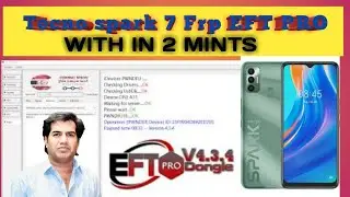Tecno Spark 7 FRP Bypass Android 11,Tencno spark 7 unlock pattron frp  EFT PRO #Naveed mobile tricks