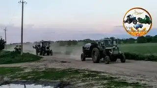 Закончил работу  Опрыскивание подсолнуха МТЗ 82.1, МТЗ 80 ,Т40.