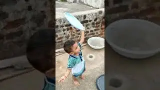 Cute little boy playing with monkey 🐒 / Fun with baby boy / Crazy little baby boy / Innocent baby.
