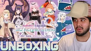HOLOLIVE English Myth 3D MERCH UNBOXING