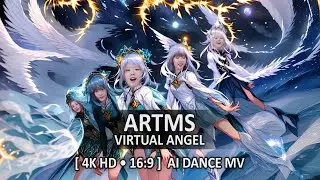 ARTMS - 'Virtual Angel' AI Dance MV ( Artificial Angel Concept - Generative AI Stable Diffusion )
