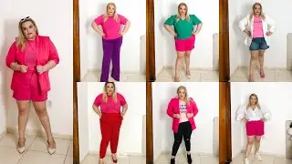 COMO USAR ROSA NOS LOOKS - PLUS SIZE