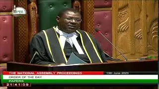 National Assembly Proceedings, Tuesday 13th June 2023, afternoon session