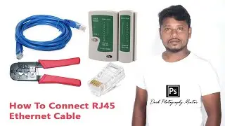 How To Connect RJ45 Ethernet Cable || Dark photography Mentor || #CreationGanesh|| Tamil