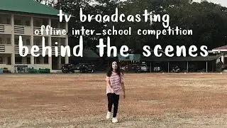 TV Broadcasting Offline Inter-School Competition Behind The Scenes
