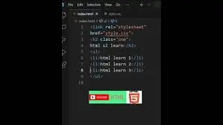 html ul learn 