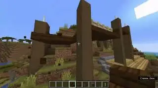 Beautiful mine entrance with house | Minecraft buildings