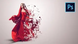 Photoshop Splatter dispersion photomanipulation Tutorial | Photoshop Tutorials