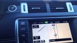 Range Rover Dual View Display / Обзор работы экрана с двойным изображением в Range Rover Evoque