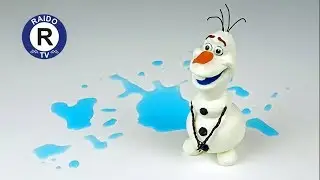 PLASTICINE SNOWMAN OLAF. HOW TO SCULPT OLAF? HEROES FROM CARTOON FROZEN. OLAF. | 