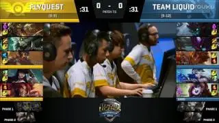 2017 北美LCS 第九周 2017 NALCS Week 9：FlyQuest vs Team Liquid 第1场 1st Game