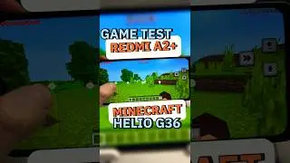 Minecraft Redmi A2 plus test 