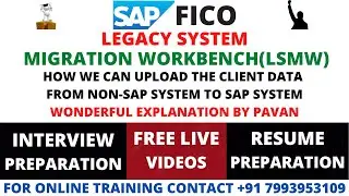 SAP FICO, LEGACY SYSTEM MIGRATION WORKBENCH, HOW WE CAN UPLOAD THE DATA FROM NON-SAP TO SAP SYSTEM