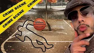 Basketball Crime Scene