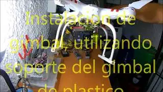 BAYANGTOYS X16 GPS INSTALACION GIMBAL Y PATAS
