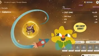 Genshin Impact EMBLEM Circlet Artifacts  - AM I  Lucky this time? -  Hit or Miss #3