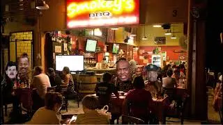 Officers Hart, Johnson, Powell grill a barbecue joint and roast some scammers