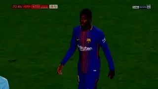 هذا كل ما فعله عثمان ديمبلي خلال لقاء برشلونة وسيلتا فيغو