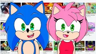 Roblox with Sonic and Amy Play