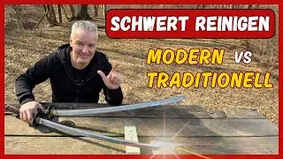 2 ways to clean your katana | Modern vs. traditional | Sword cleaning tutorial