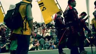 Japan Samurai Parade!! Ninjas, Samurai and Food! Odawara - Japan 2016