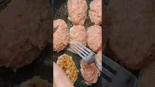 Сегодня пожарила котлетки!!! Вкуснота)))🤗🤗🤗