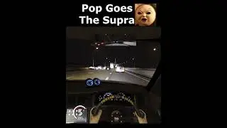 Supra Got A Median Allergy😱 #shorts #gaming #JDM Assetto Corsa No Hesi