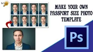 Make your Own Passport Size Photo template