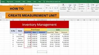 Excel Inventory Management | Excel stock Management