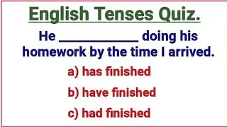 English Grammar Test ✍️📘 All English Tenses Quiz 📖 Can you pass this quiz?